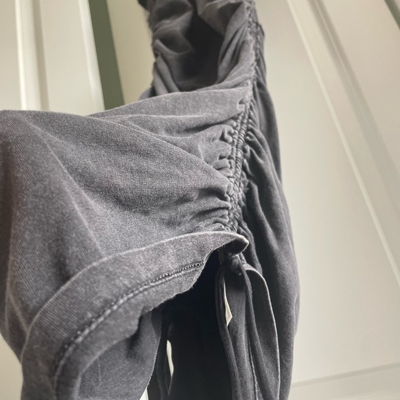 DAILY PRACTICE BY ANTHROPOLOGIE SLEEVELESS RUCHED MINI DRESS - Picture 10 of 11